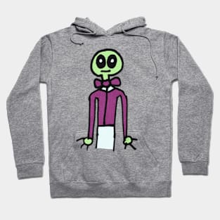 Alien In A Suit Hoodie